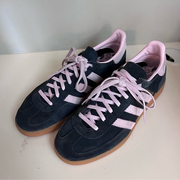 Adidas Handball Spezial Midnight Blue/Black and Light Pink - Picture 2 of 7